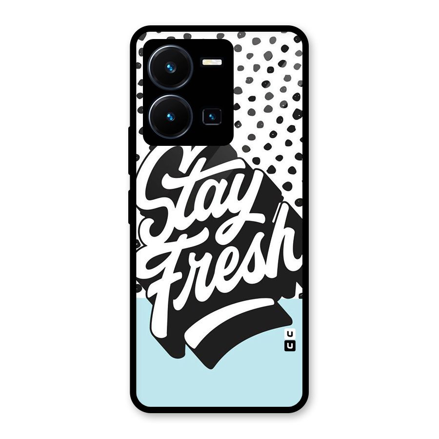 Stay Fresh Glass Back Case for Vivo Y35