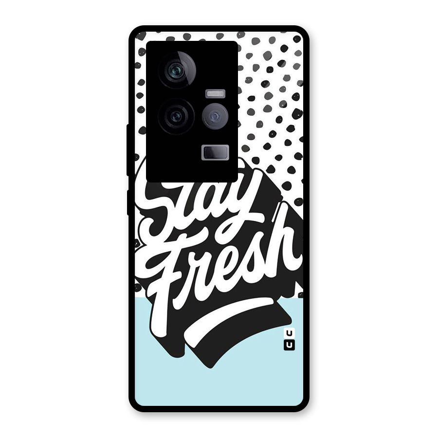 Stay Fresh Glass Back Case for Vivo iQOO 11 5G
