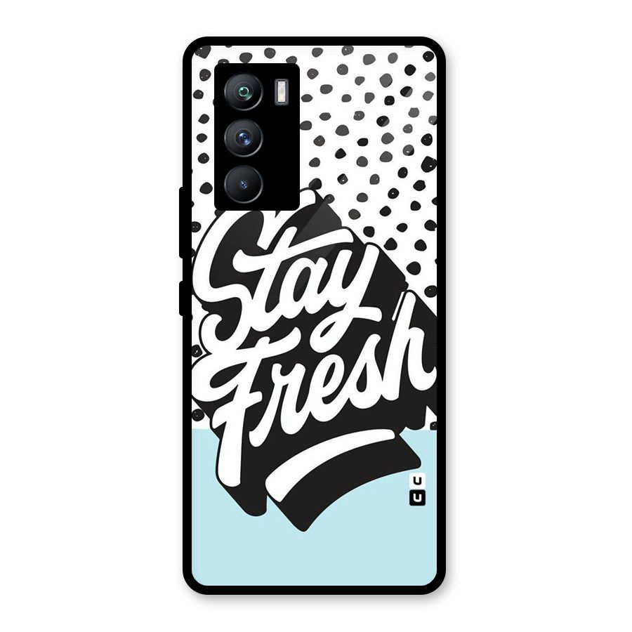 Stay Fresh Glass Back Case for Vivo iQOO 9 SE