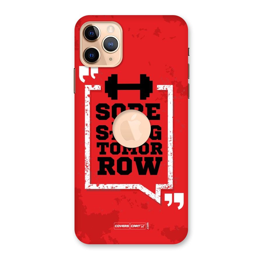 Stay Strong Back Case for iPhone 11 Pro Max Logo Cut