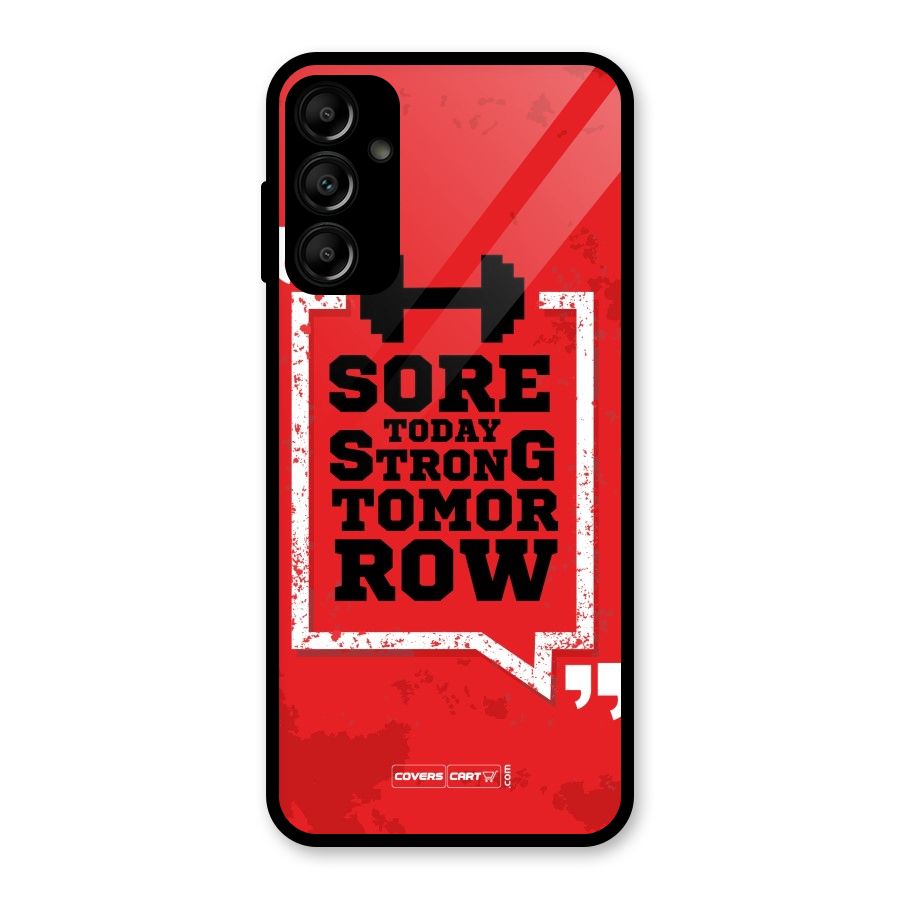 Stay Strong Glass Back Case for Galaxy A14 5G