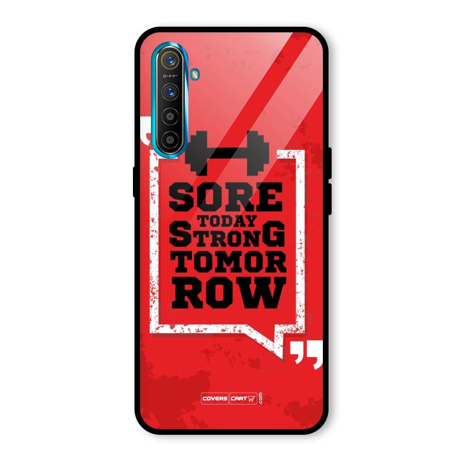 Stay Strong Glass Back Case for Realme X2