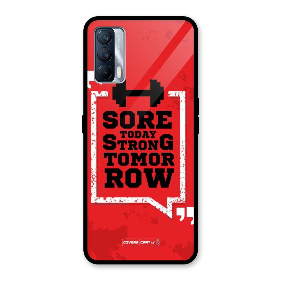 Stay Strong Glass Back Case for Realme X7