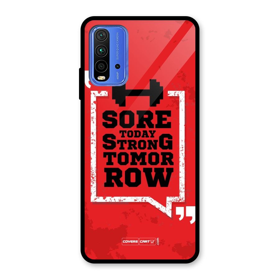 Stay Strong Glass Back Case for Redmi 9 Power