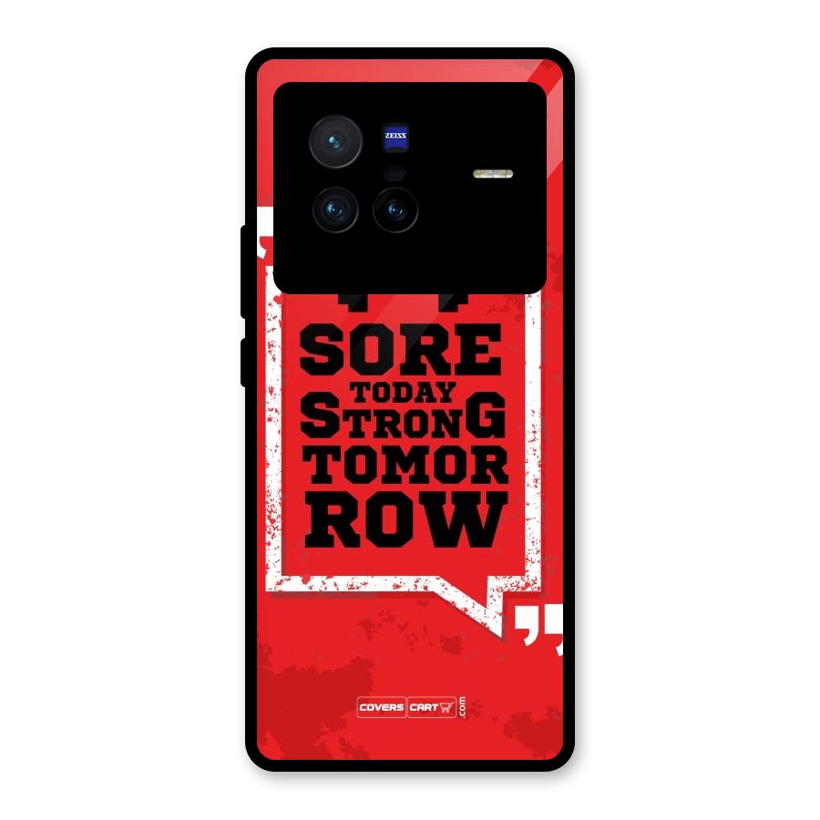 Stay Strong Glass Back Case for Vivo X80