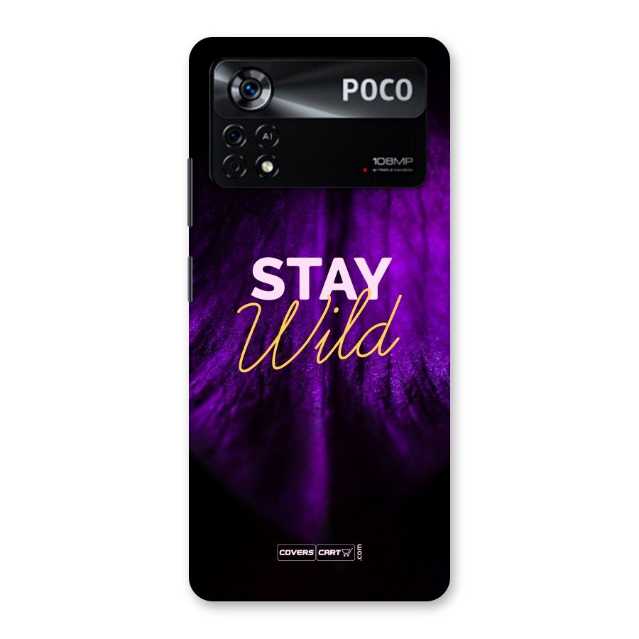 Stay Wild Back Case for Poco X4 Pro 5G