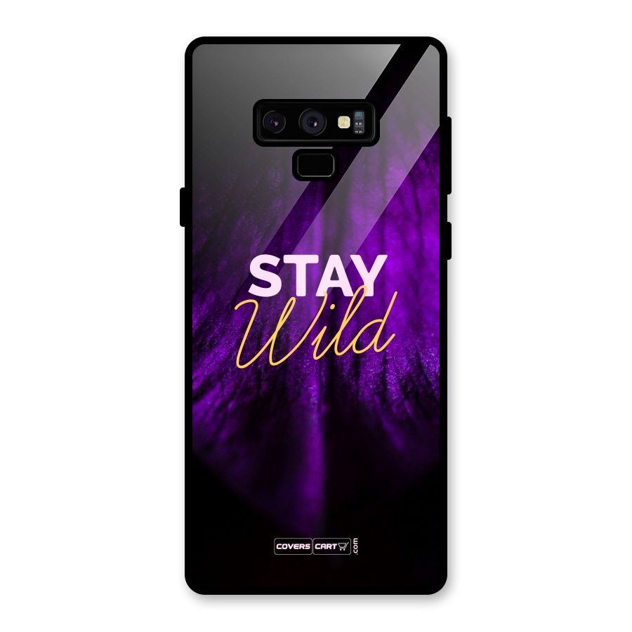 Stay Wild Glass Back Case for Galaxy Note 9