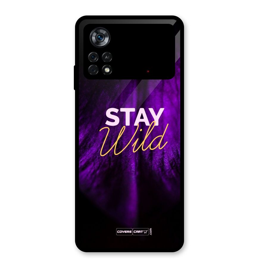Stay Wild Glass Back Case for Poco X4 Pro 5G