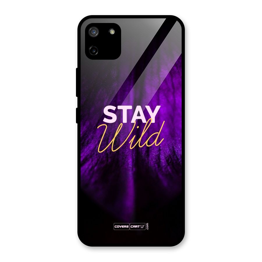 Stay Wild Glass Back Case for Realme C11