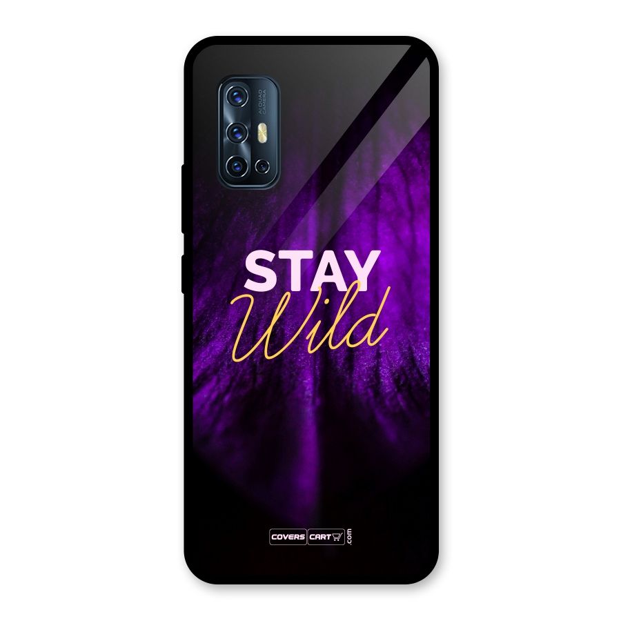 Stay Wild Glass Back Case for Vivo V17