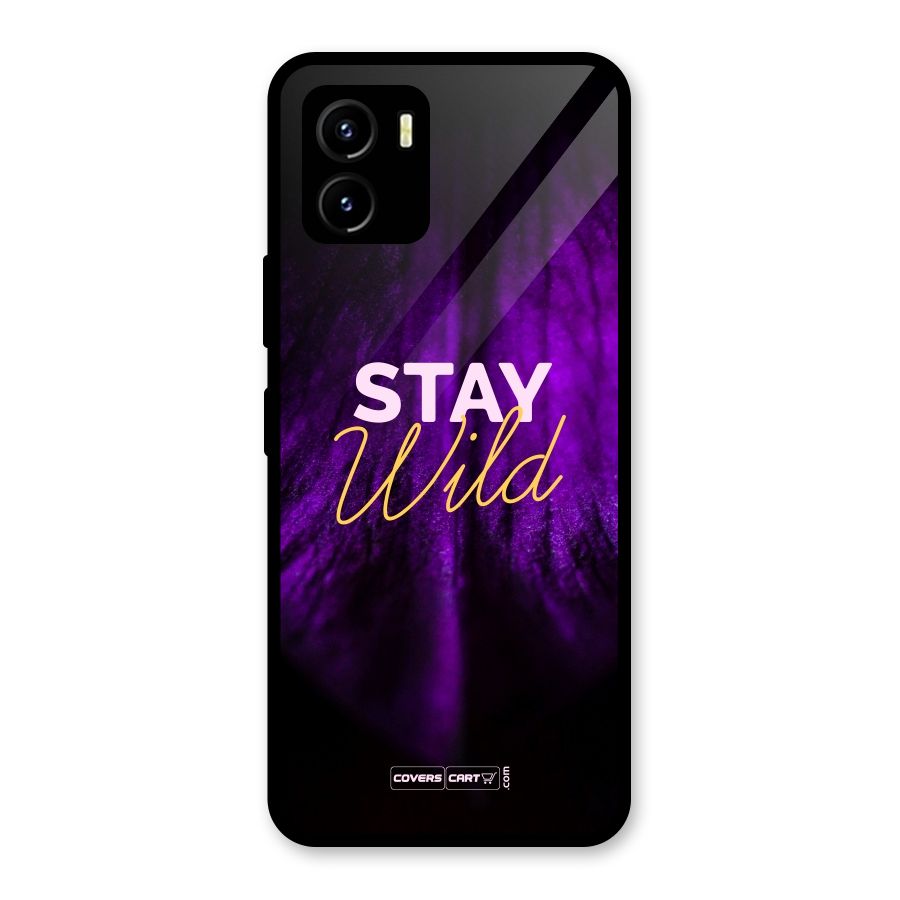 Stay Wild Glass Back Case for Vivo Y15s
