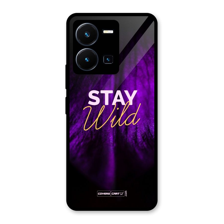 Stay Wild Glass Back Case for Vivo Y35