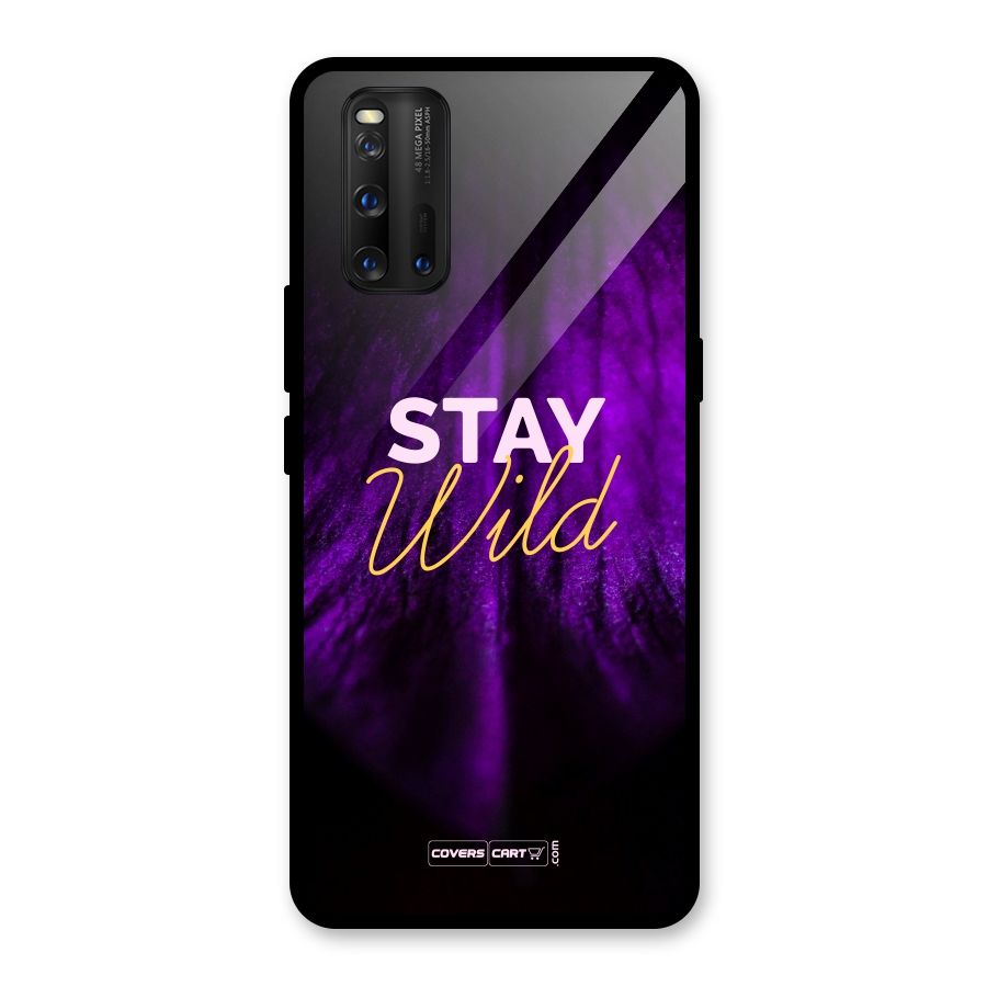Stay Wild Glass Back Case for Vivo iQOO 3