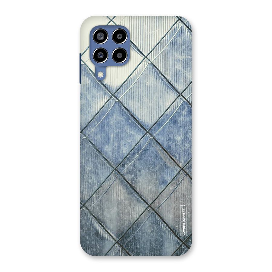 Steel Blue Pattern Back Case for Galaxy M53 5G