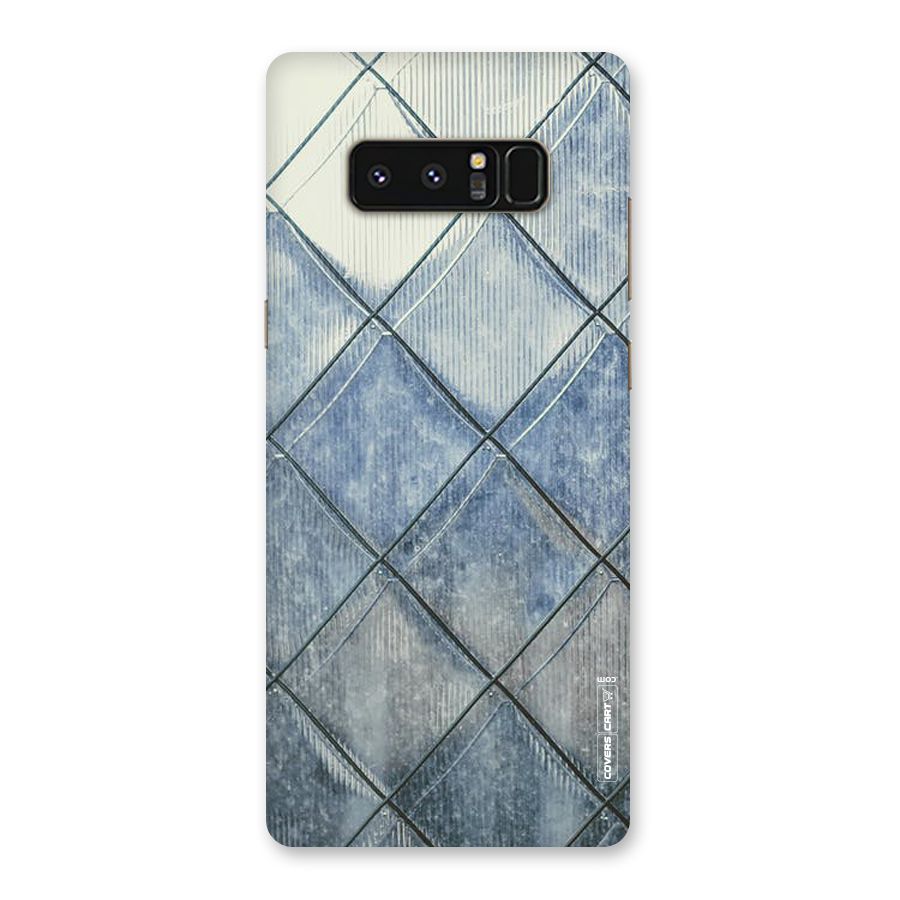 Steel Blue Pattern Back Case for Galaxy Note 8