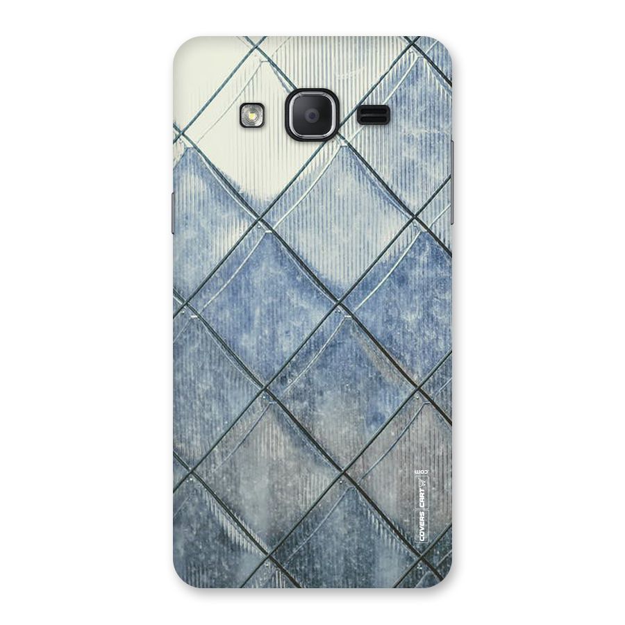 Steel Blue Pattern Back Case for Galaxy On7 2015