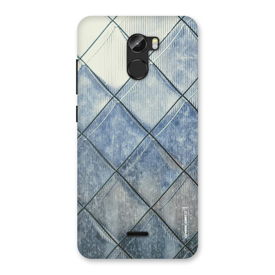 Steel Blue Pattern Back Case for Gionee X1
