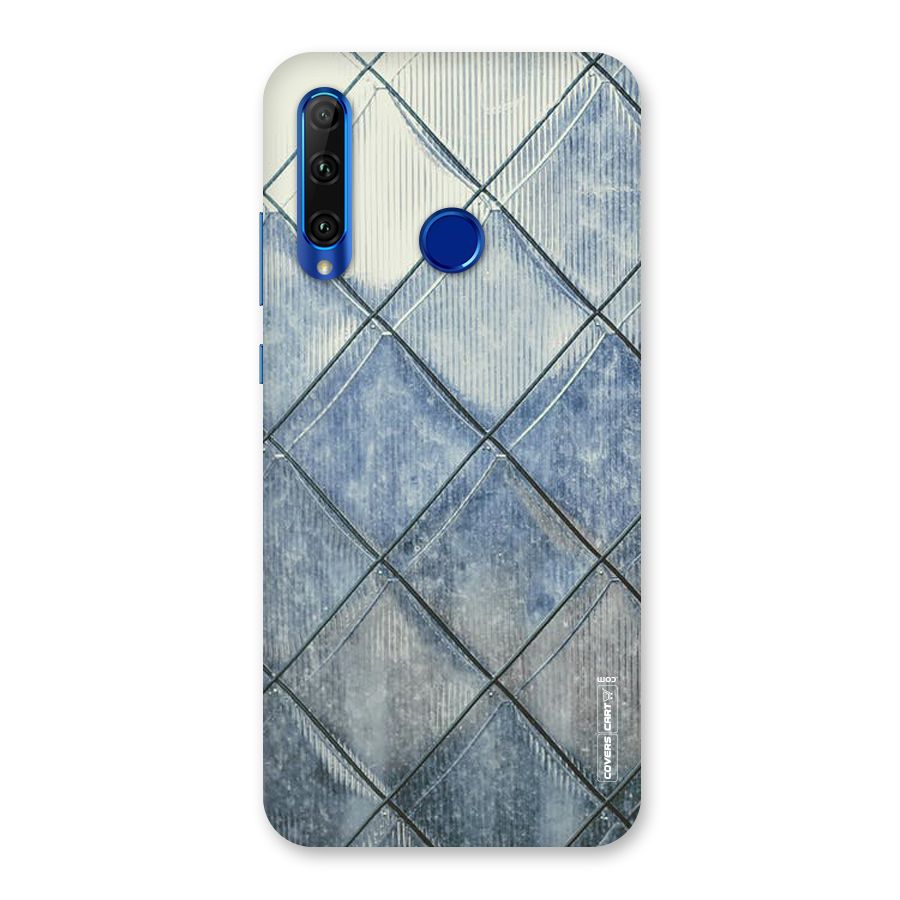 Steel Blue Pattern Back Case for Honor 20i