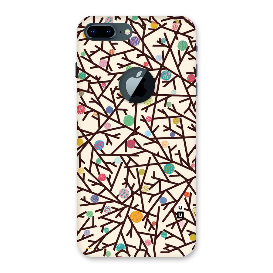 Stem Pattern Back Case for iPhone 7 Plus Logo Cut