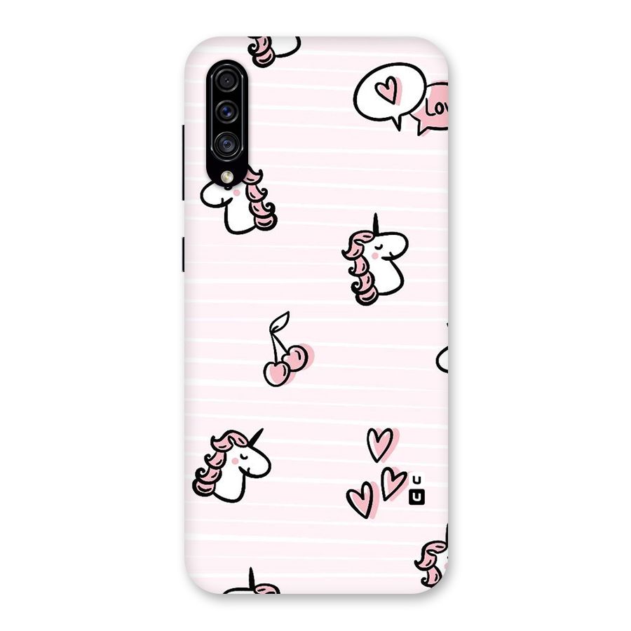 Strawberries And Unicorns Back Case for Galaxy A30s