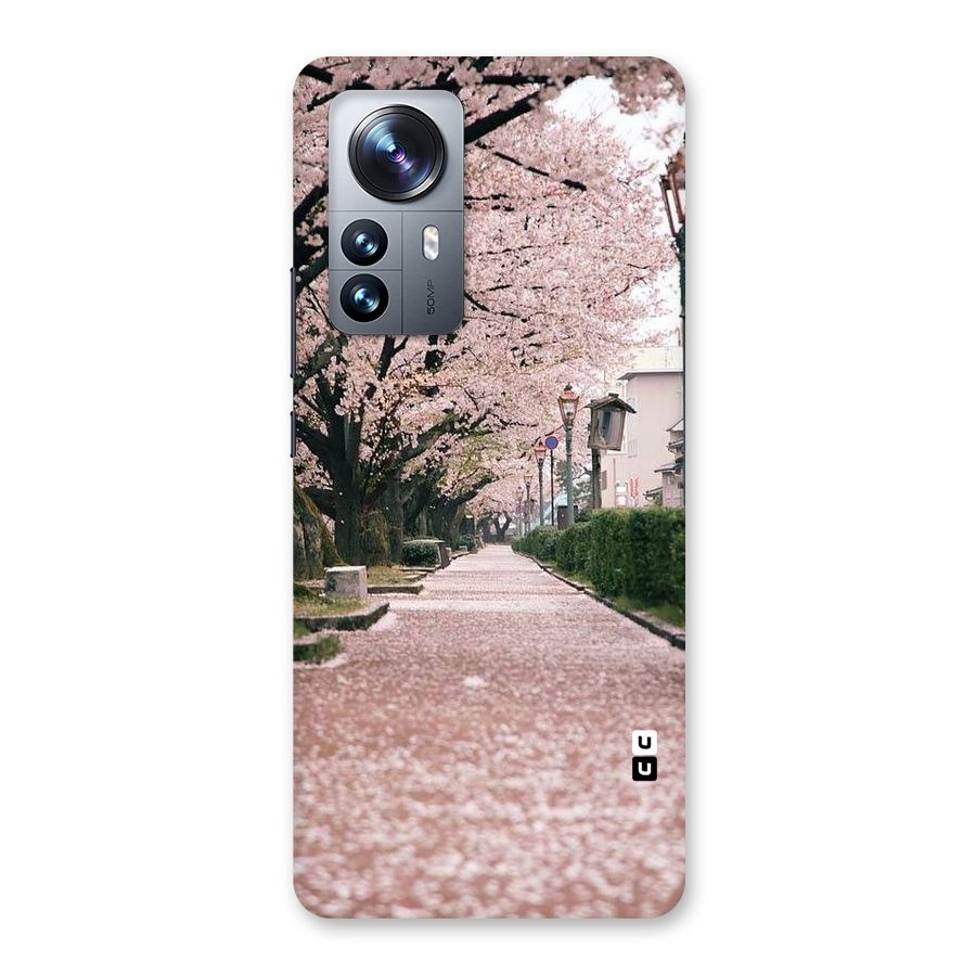 Street In Pink Flowers Back Case for Xiaomi 12 Pro