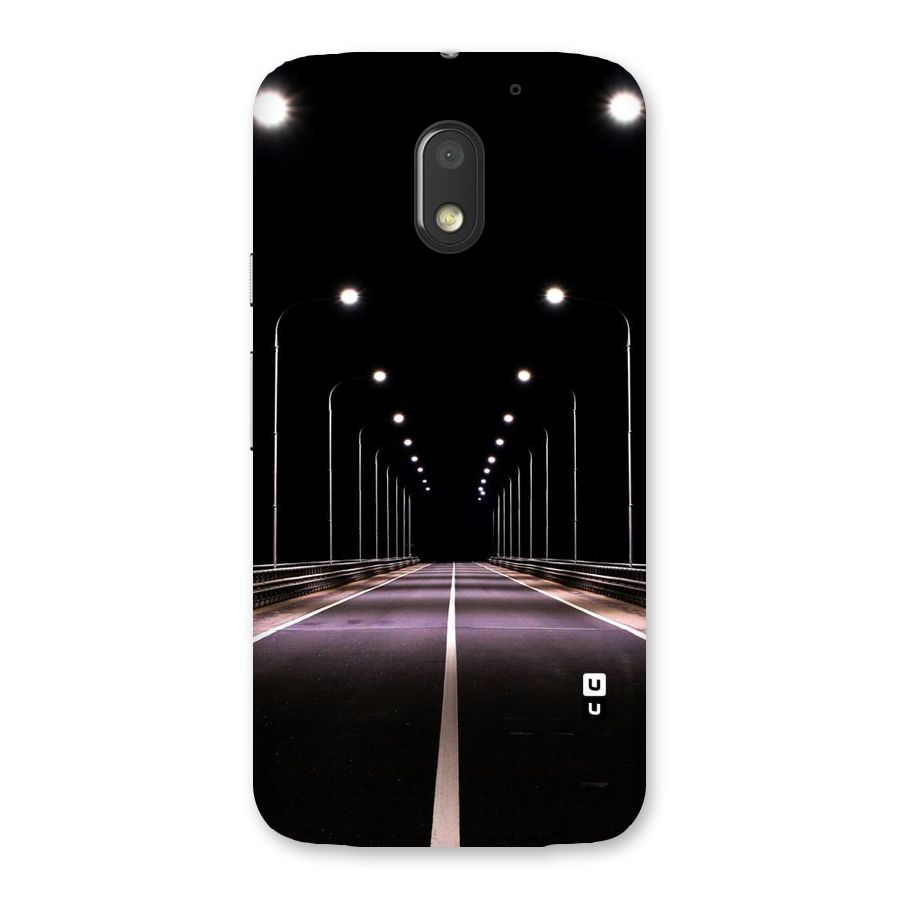 Street Light Back Case for Moto E3 Power