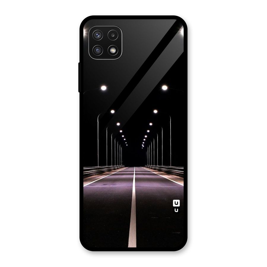 Street Light Glass Back Case for Galaxy A22 5G