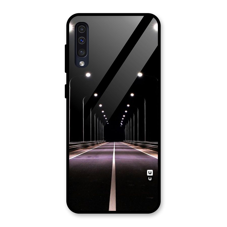 Street Light Glass Back Case for Galaxy A50s