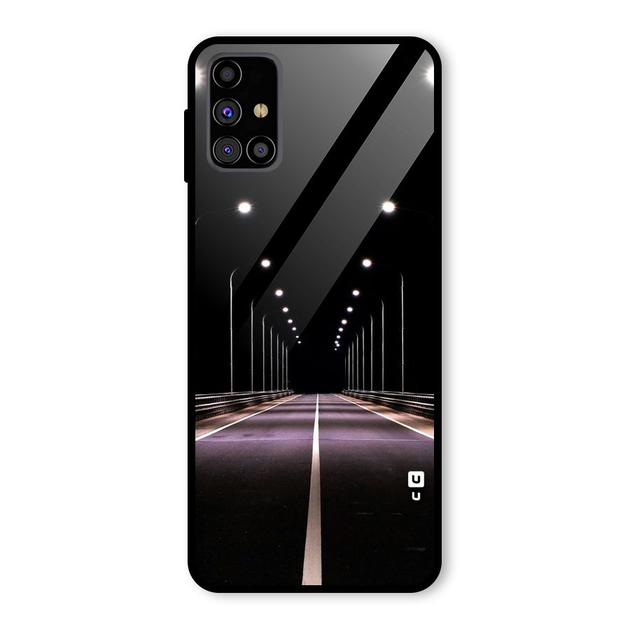 Street Light Glass Back Case for Galaxy M31s