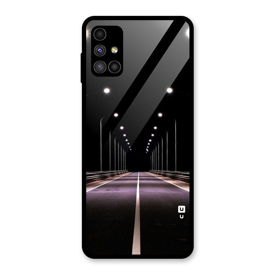 Street Light Glass Back Case for Galaxy M51