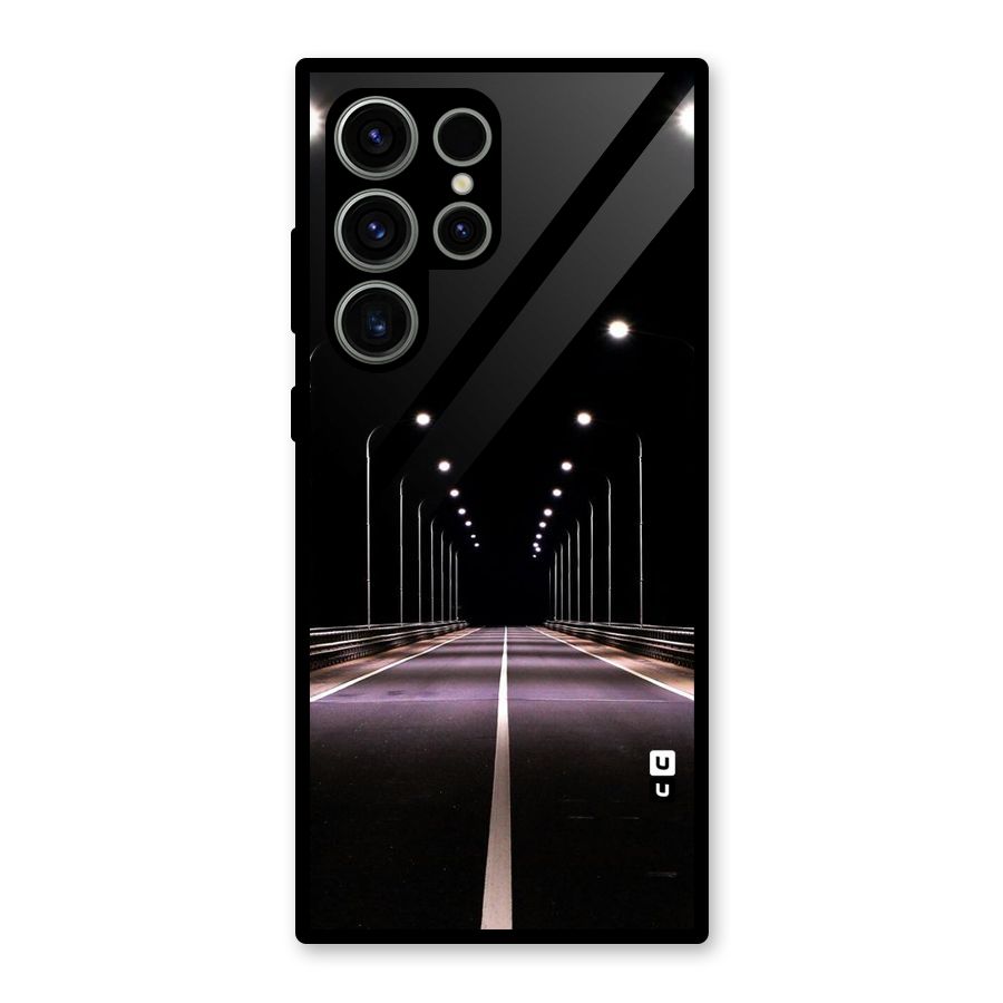 Street Light Glass Back Case for Galaxy S23 Ultra