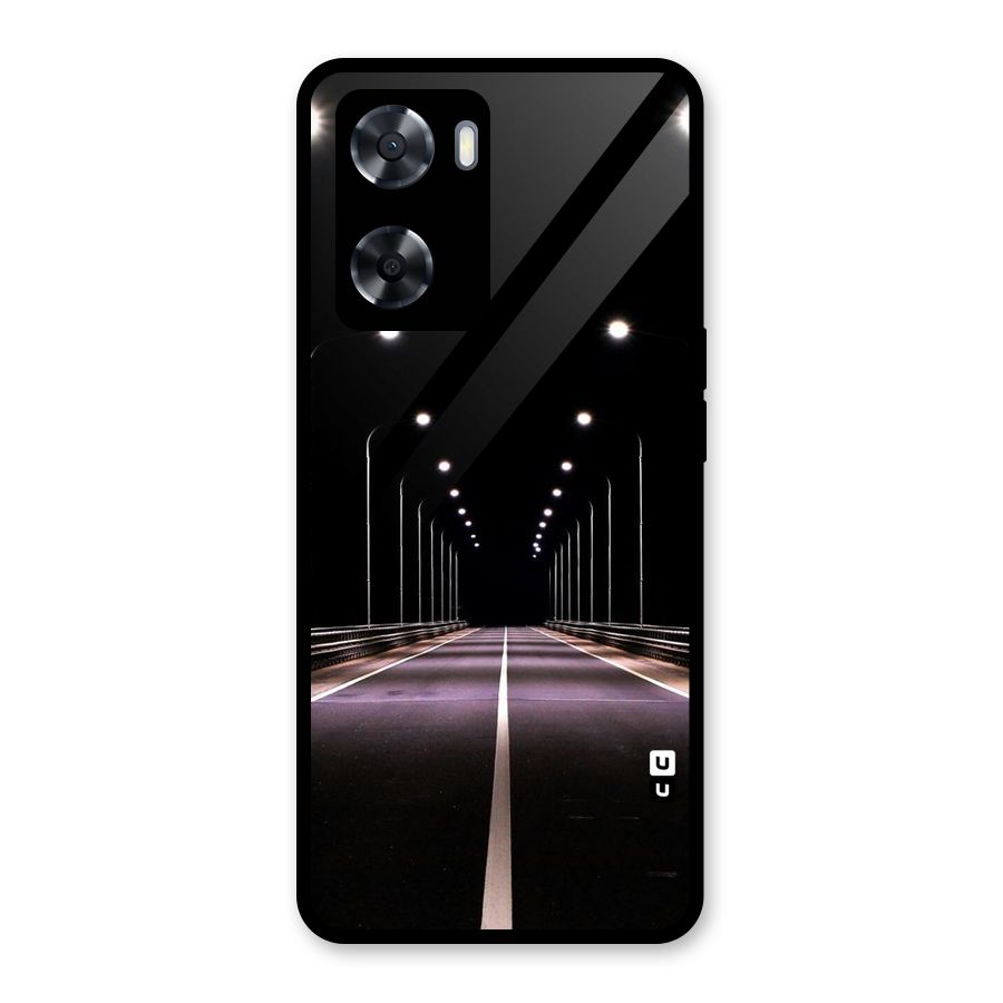 Street Light Glass Back Case for Oppo A57 2022