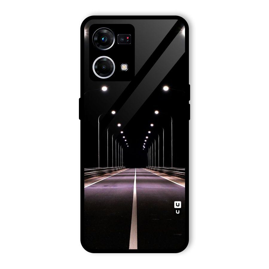 Street Light Glass Back Case for Oppo F21 Pro 5G
