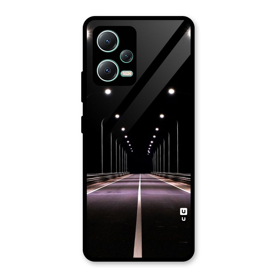 Street Light Glass Back Case for Redmi Note 12 5G