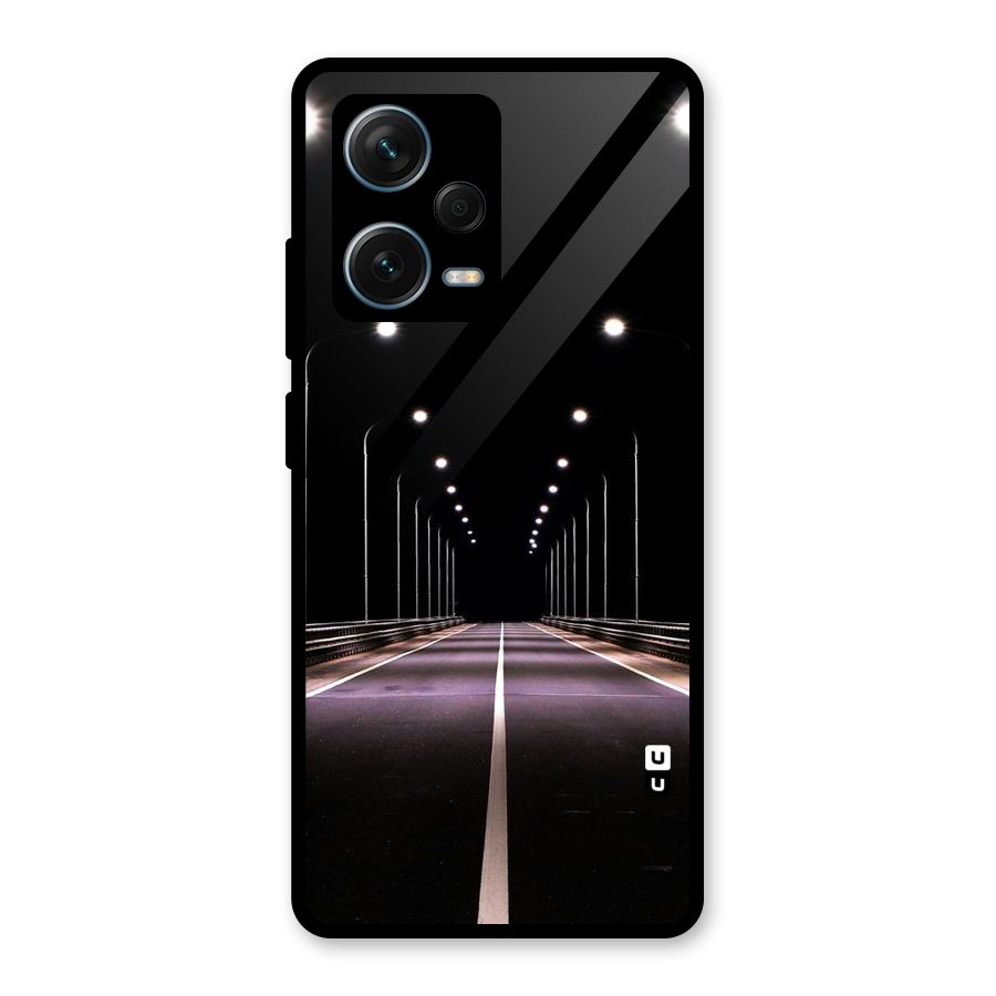 Street Light Glass Back Case for Redmi Note 12 Pro Plus 5G