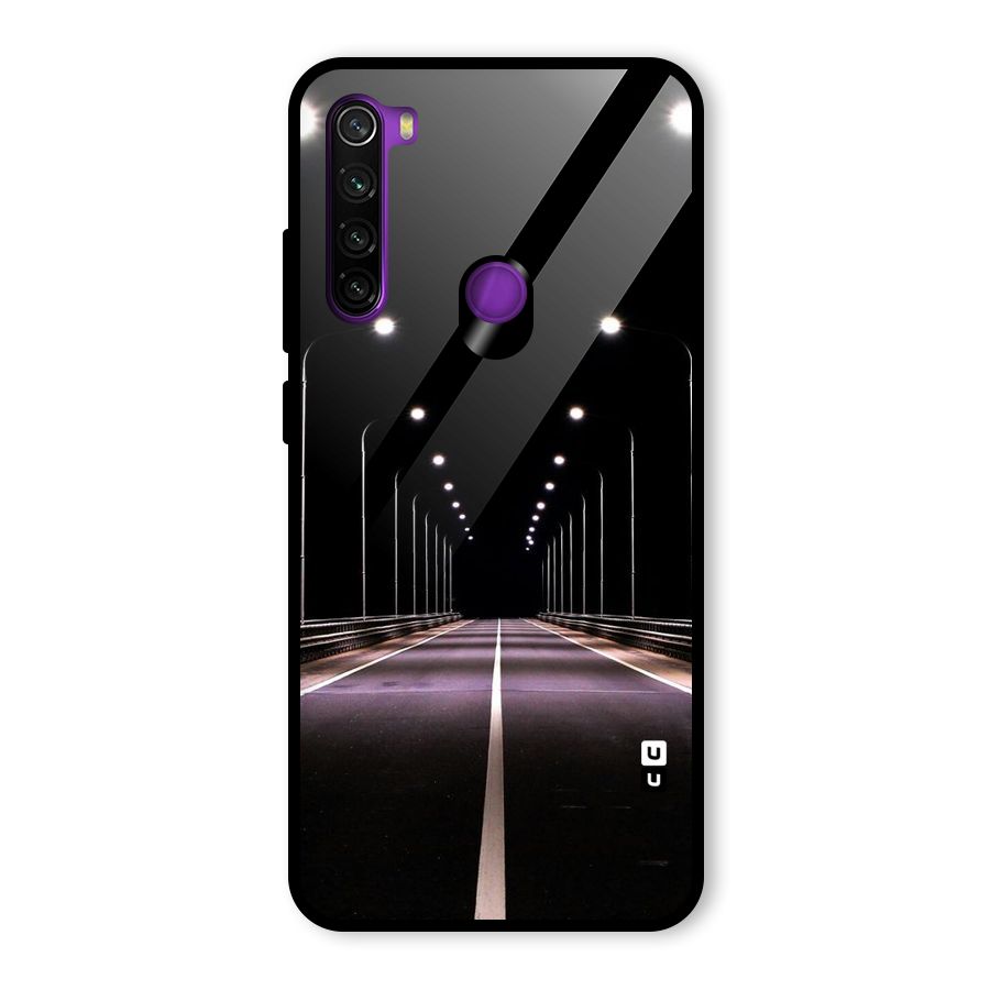 Street Light Glass Back Case for Redmi Note 8