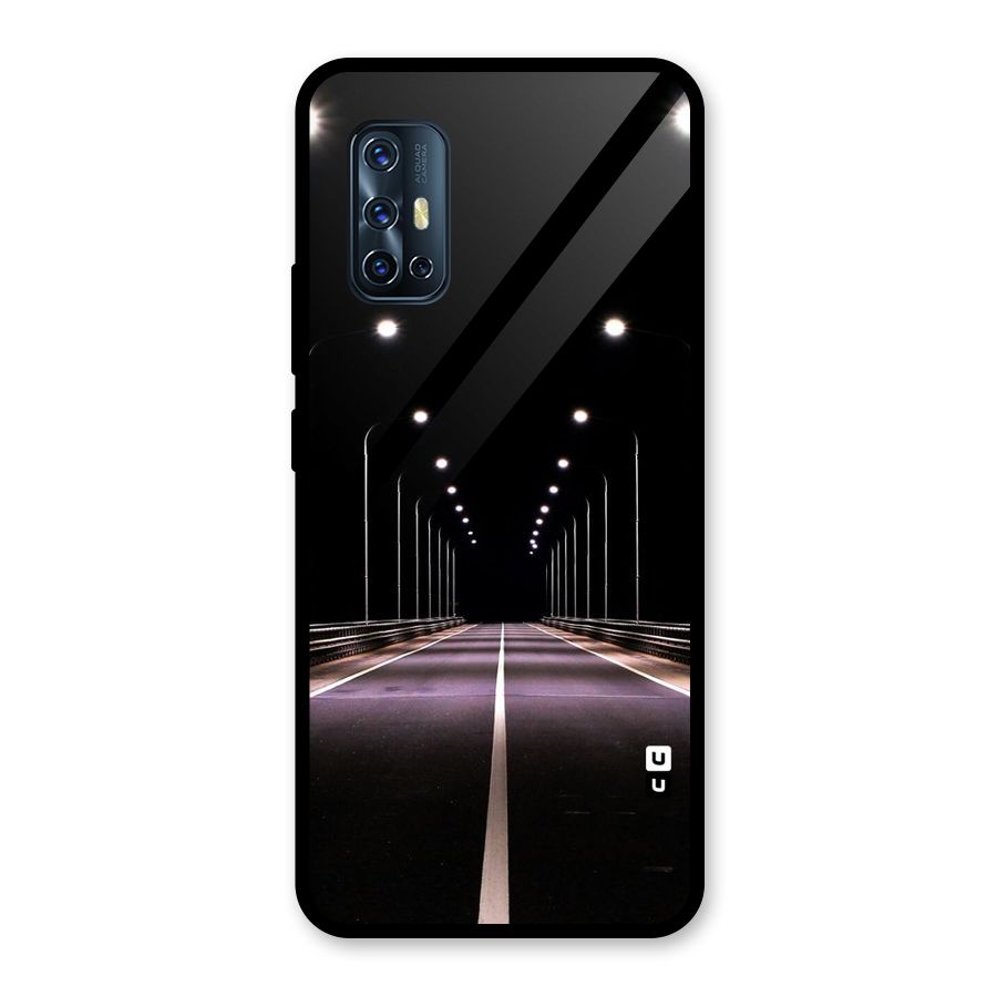Street Light Glass Back Case for Vivo V17