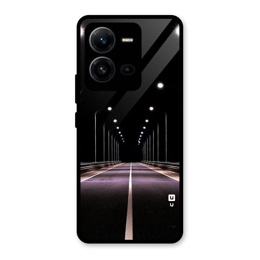 Street Light Glass Back Case for Vivo V25