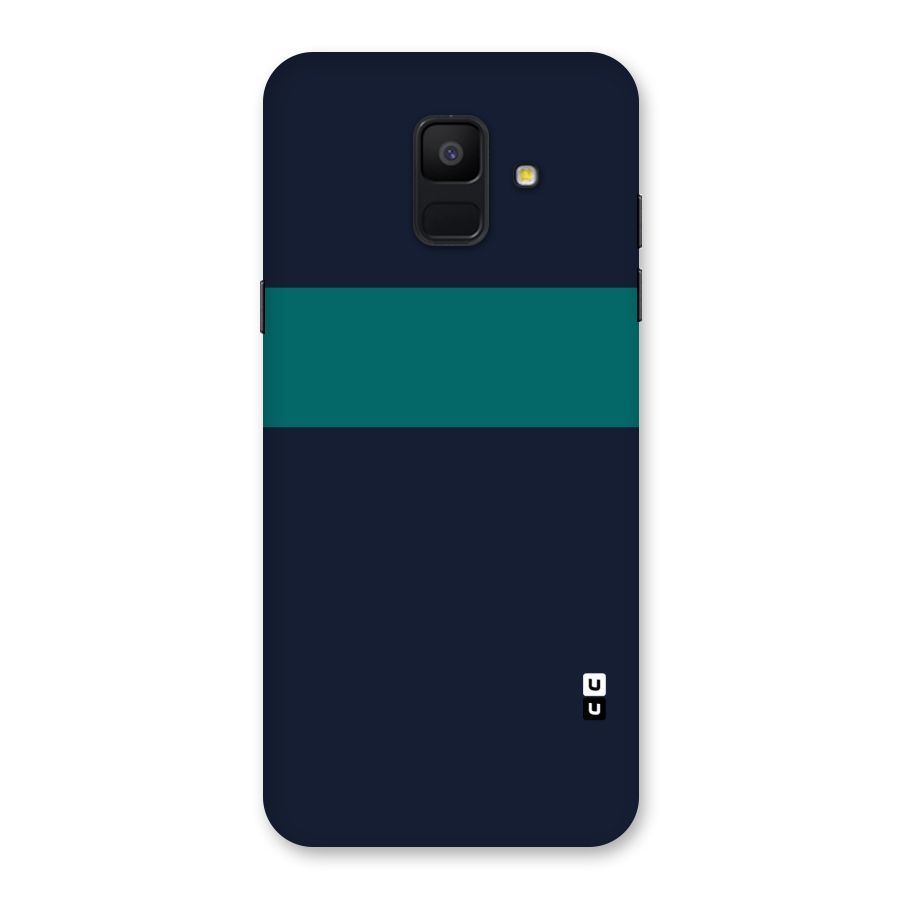Stripe Block Back Case for Galaxy A6 (2018)