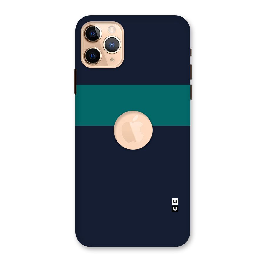 Stripe Block Back Case for iPhone 11 Pro Max Logo Cut