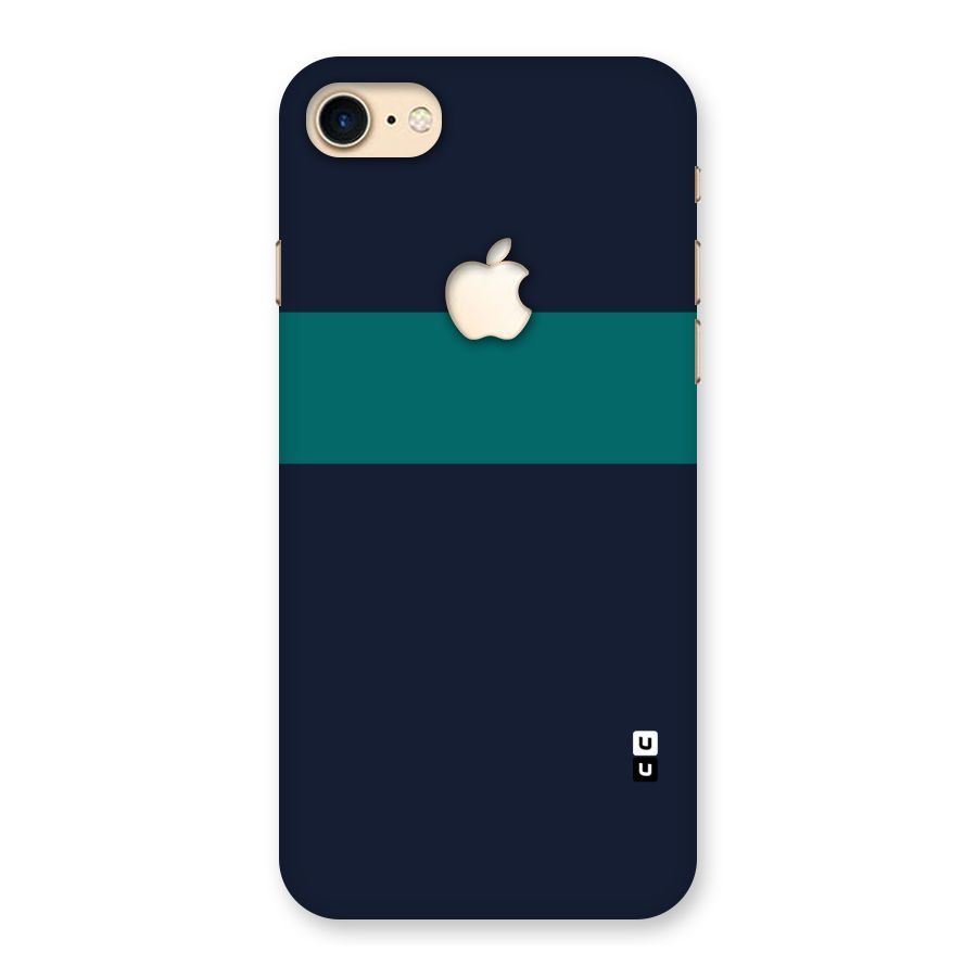 Stripe Block Back Case for iPhone 7 Apple Cut