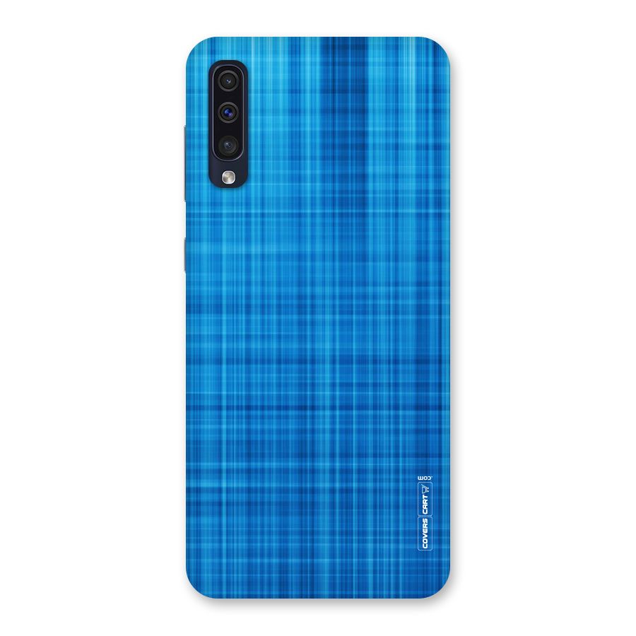 Stripe Blue Abstract Back Case for Galaxy A50s