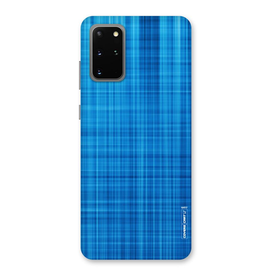 Stripe Blue Abstract Back Case for Galaxy S20 Plus