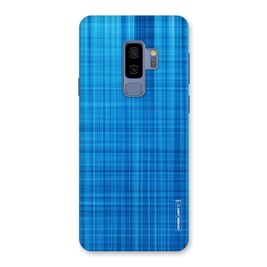 Stripe Blue Abstract Back Case for Galaxy S9 Plus