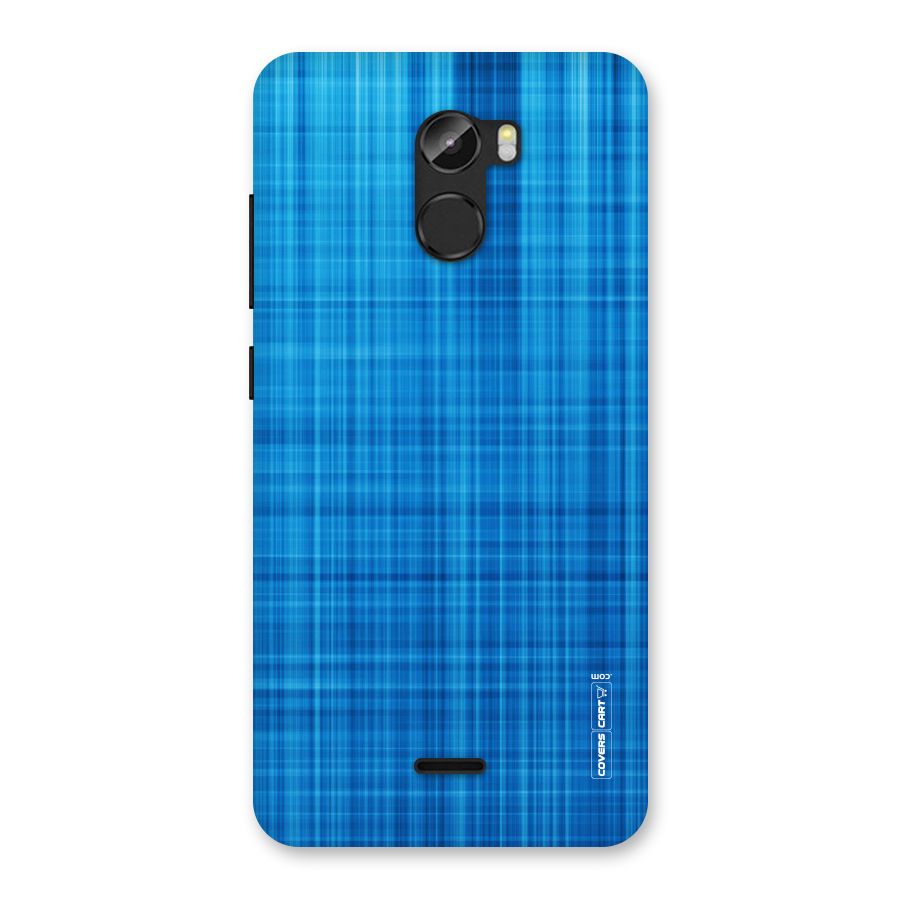 Stripe Blue Abstract Back Case for Gionee X1