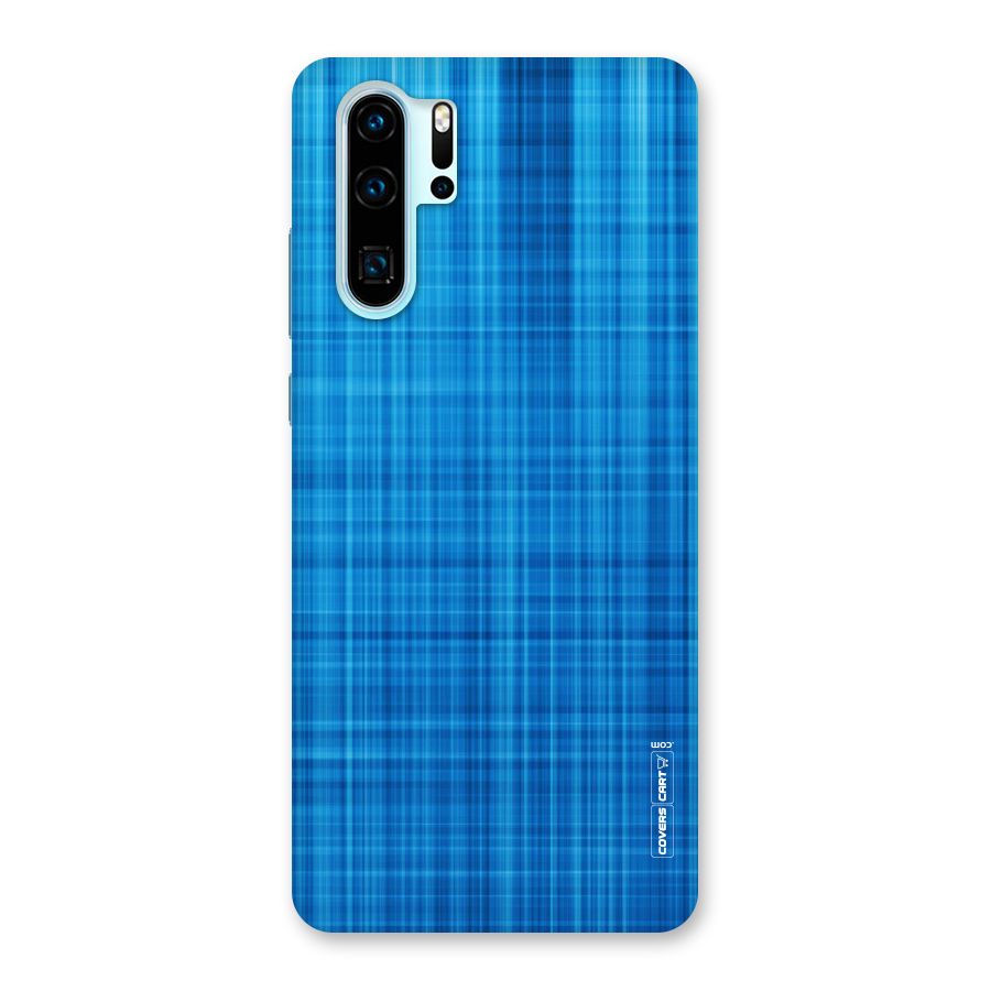 Stripe Blue Abstract Back Case for Huawei P30 Pro