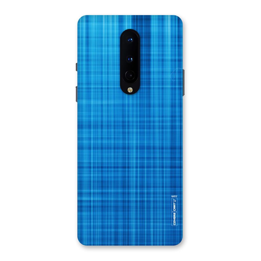 Stripe Blue Abstract Back Case for OnePlus 8