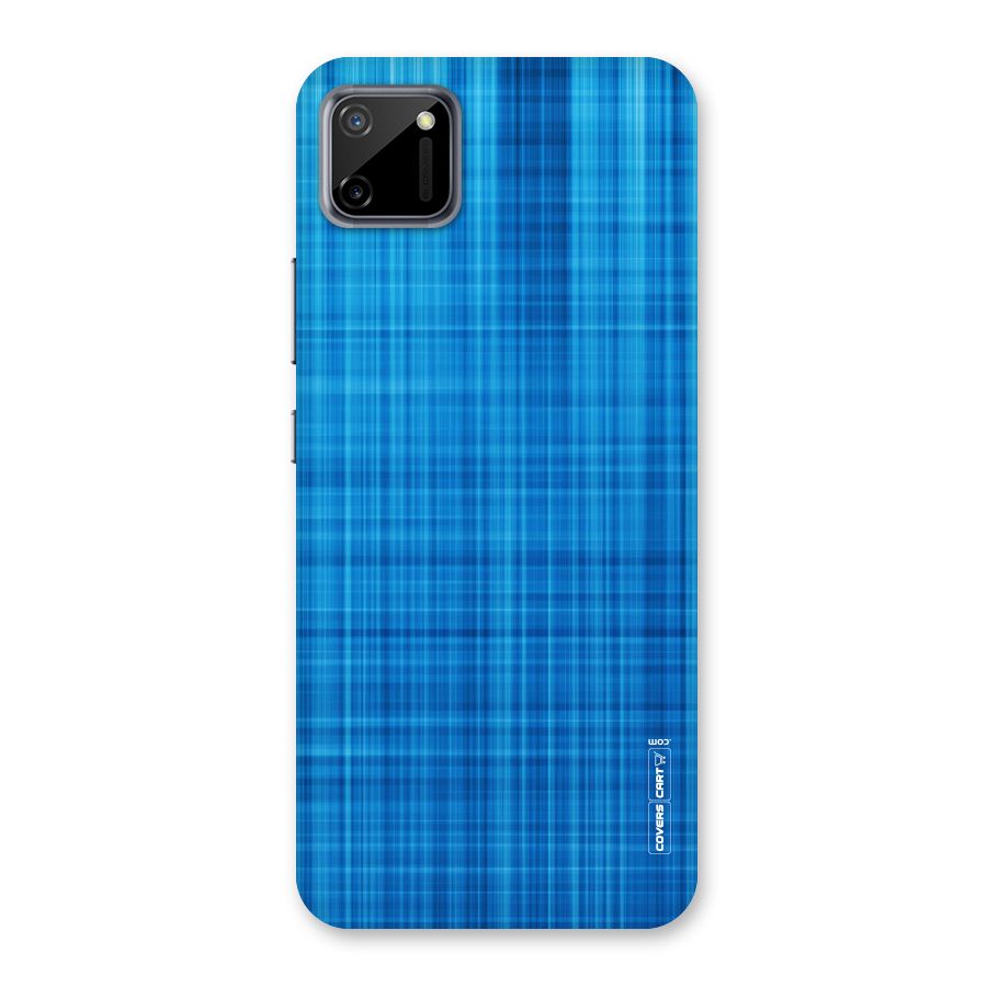 Stripe Blue Abstract Back Case for Realme C11