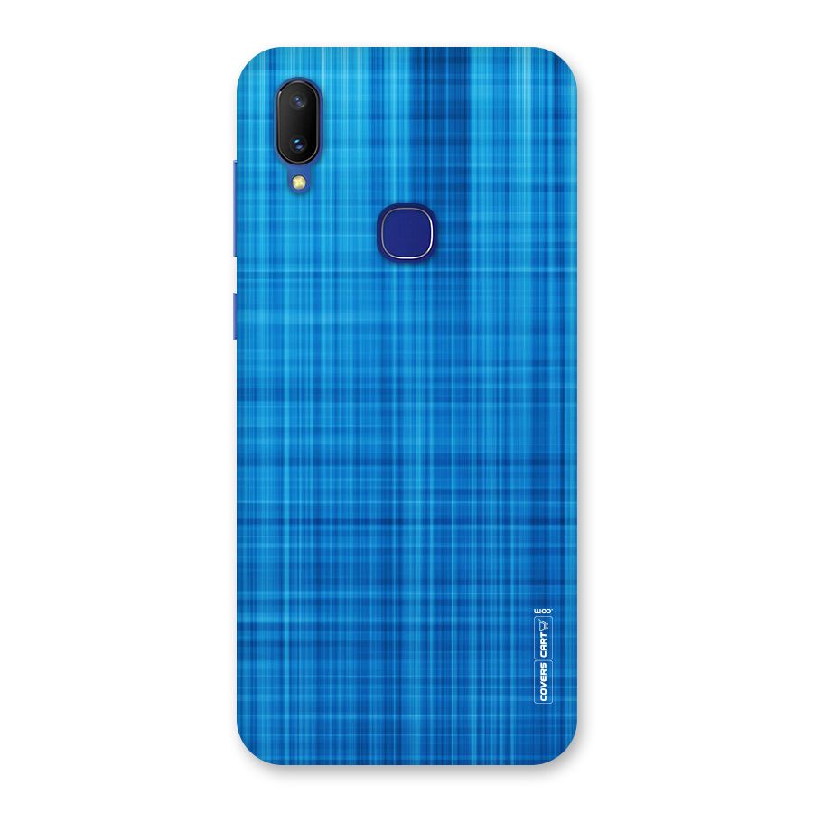 Stripe Blue Abstract Back Case for Vivo V11