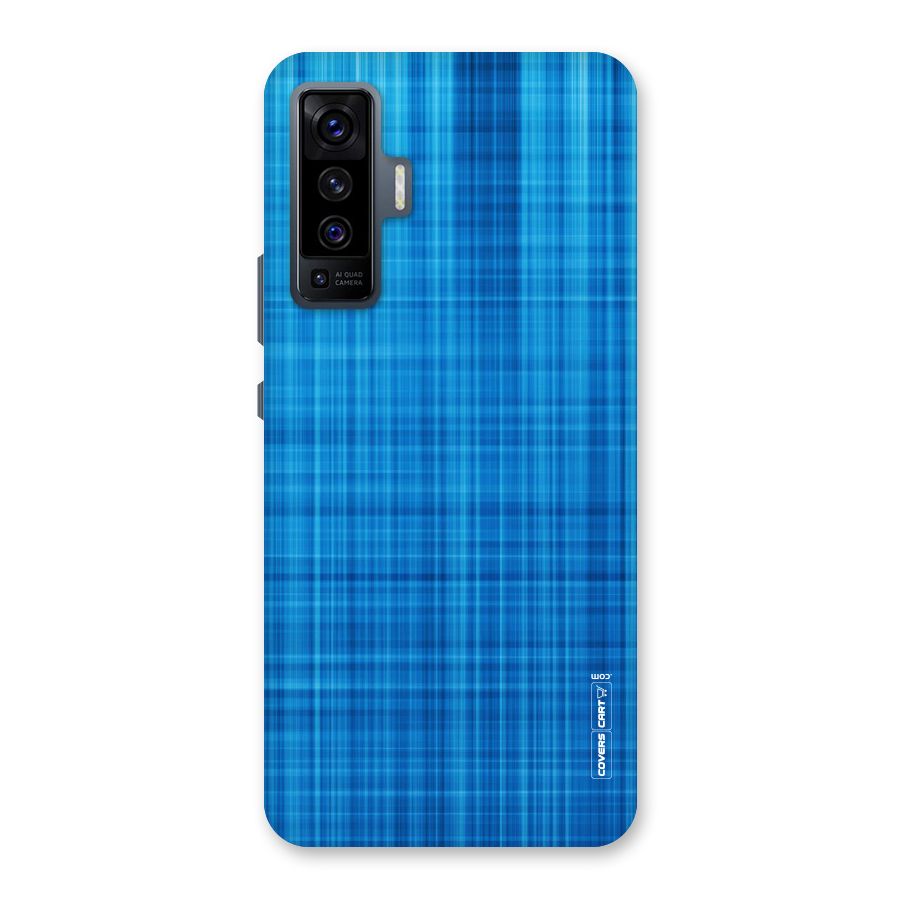 Stripe Blue Abstract Back Case for Vivo X50